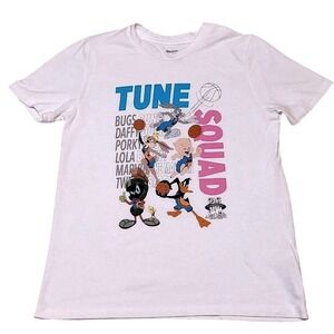 Abercrombie Kids Space Jam Tune Squad White‎ Short Sleeve Tee Shirt Size 13/14